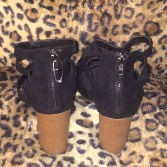 Route 66 Black Chunky High Heels NWOT - Picture 2 of 5